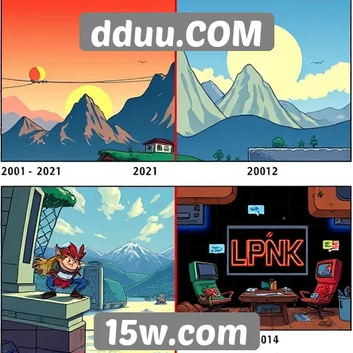 Evolução dos gráficos em jogos do dduu.COM